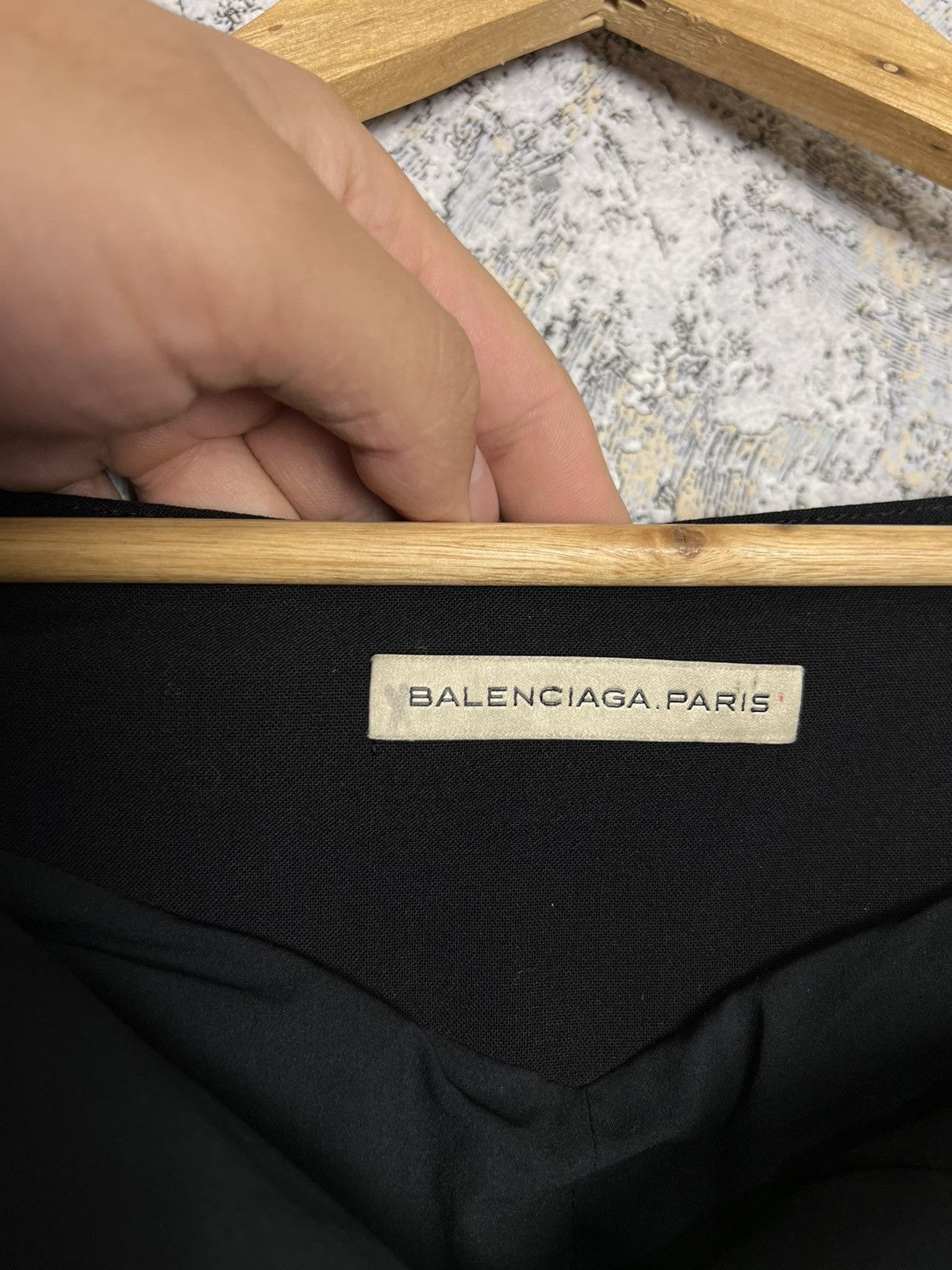 Balenciaga × Vintage Balenciaga Knee-length Skirt Black Size 42 Size 28" / US 6 / IT 42 - 9 Thumbnail