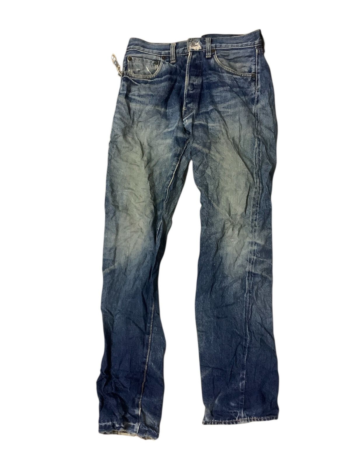 Denime Denime Distress Denim Selvedge Jeans Size US 29 - 1 Thumbnail
