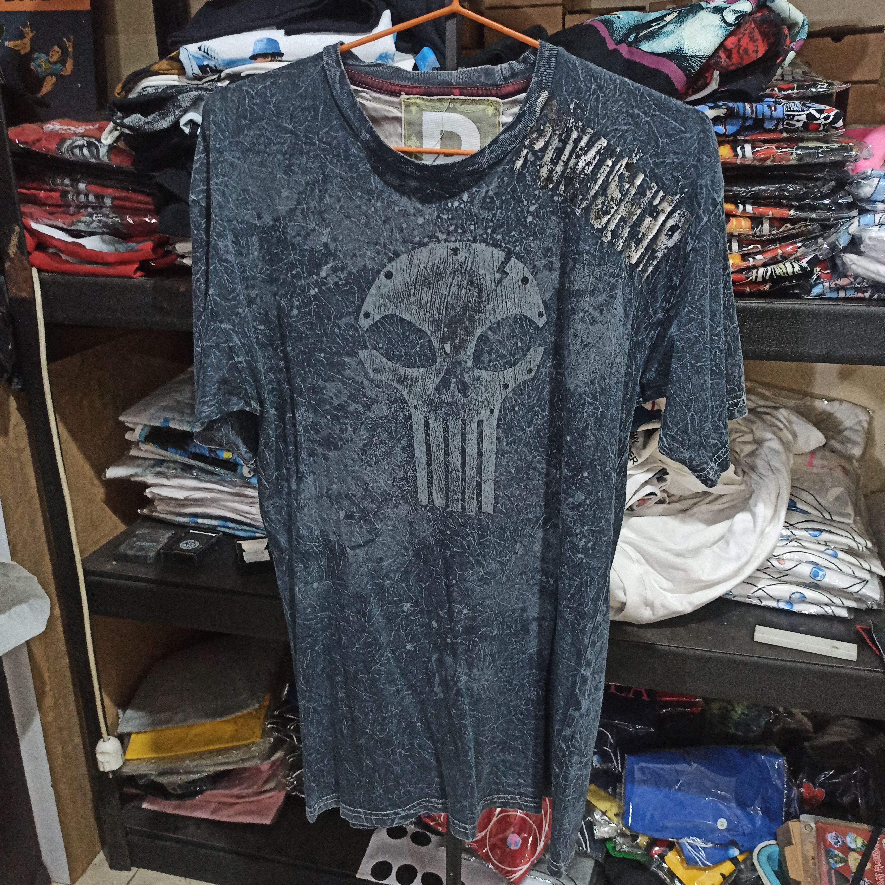 Marvel Comics × Vintage Vintage Punisher Dusted Foil Logo Size US S / EU 44-46 / 1 - 1 Thumbnail