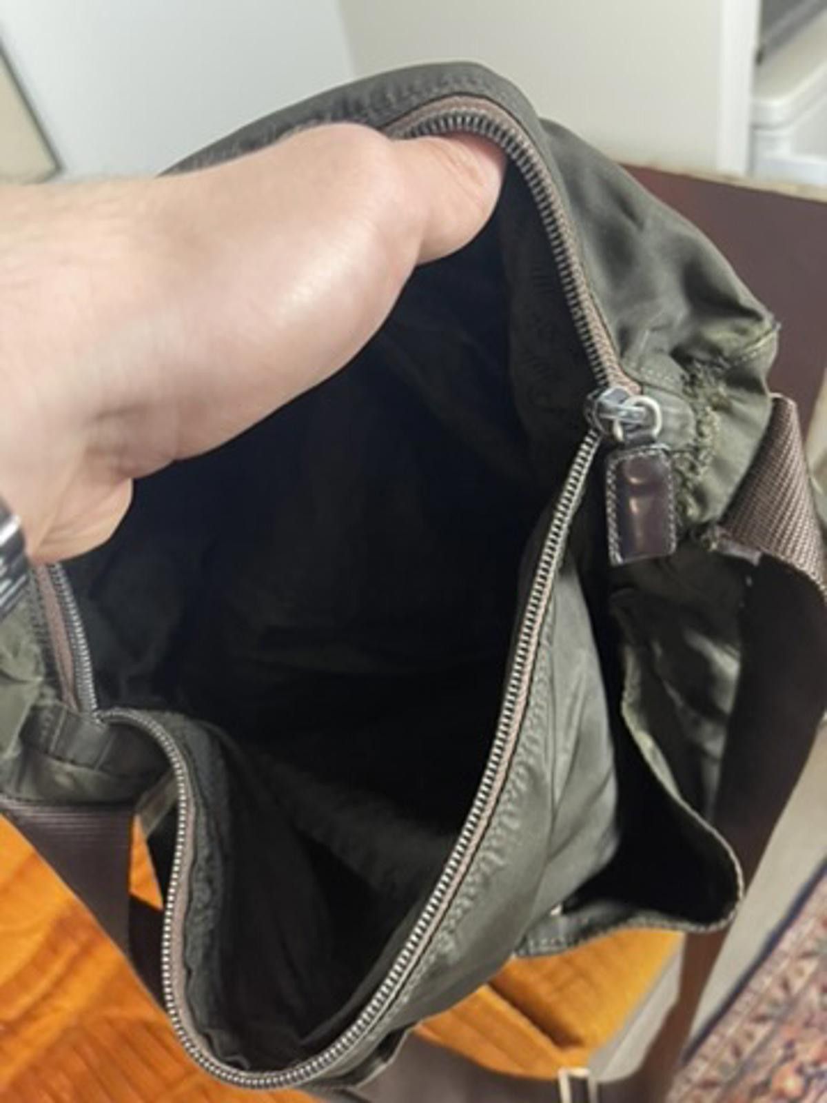 Prada Prada - Olive Nylon Messenger Bag Size ONE SIZE - 5 Thumbnail