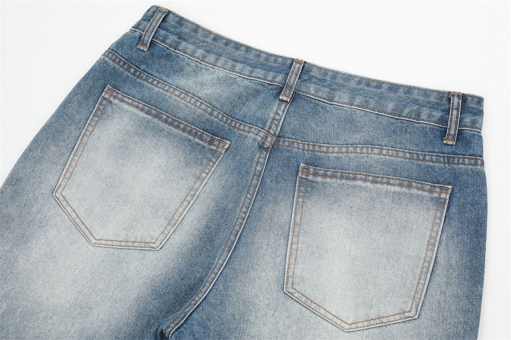 Japanese Brand × Jean Men's hippie trend gradient washed tie-dye flared jeans Size US 32 / EU 48 - 6 Thumbnail