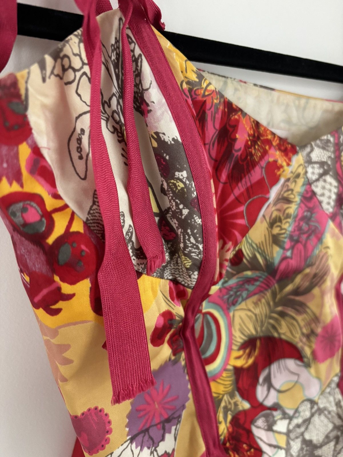Christian Lacroix Vintage Christian Lacroix Bazar Silk Corset Top Size M / US 6-8 / IT 42-44 - 11 Thumbnail