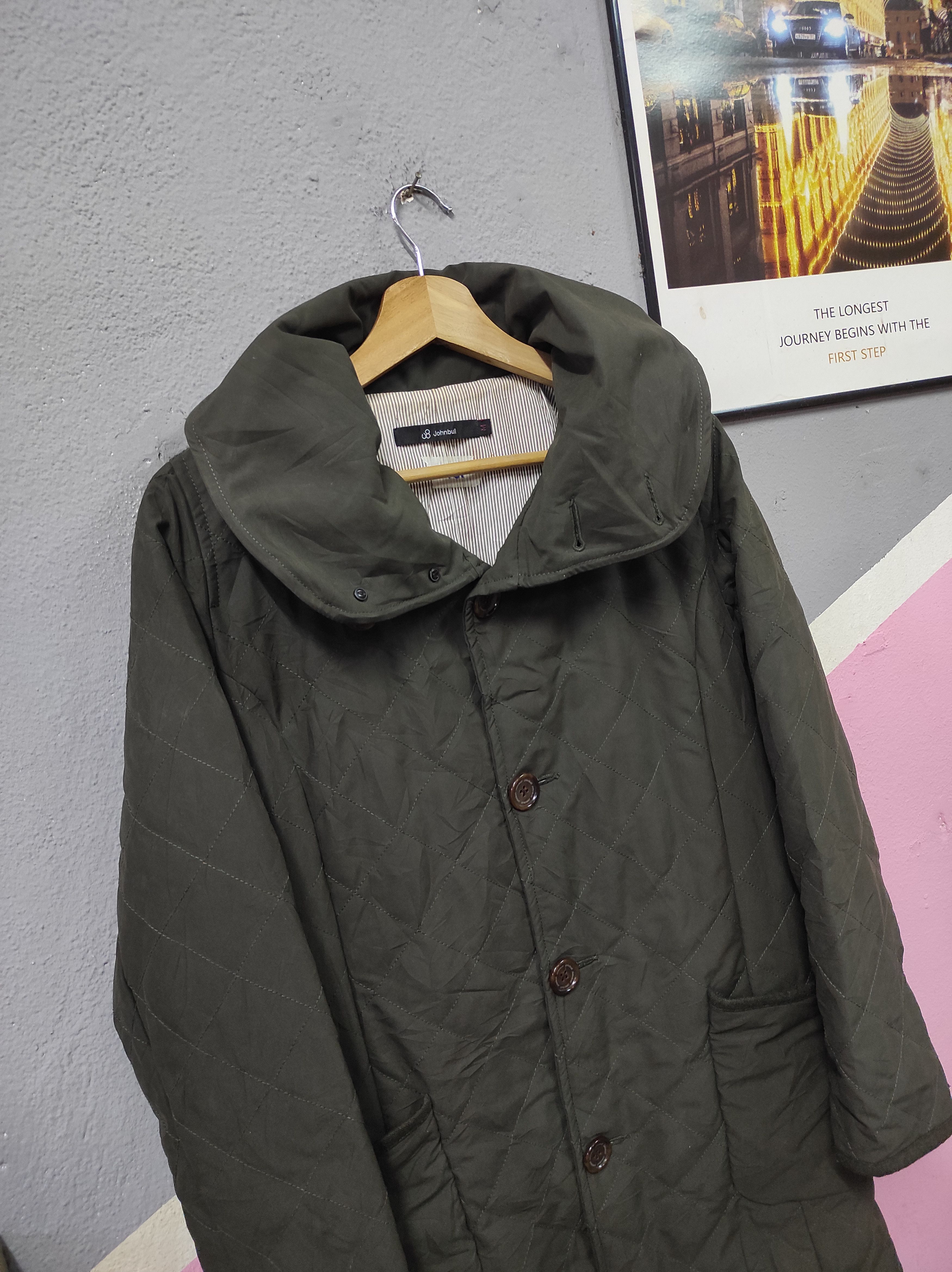 Japanese Brand × Johnbull JOHN BULL QUITED PUFFER OUTERWEAR OVERCOAT LONG JACKET Size M / US 6-8 / IT 42-44 - 3 Thumbnail
