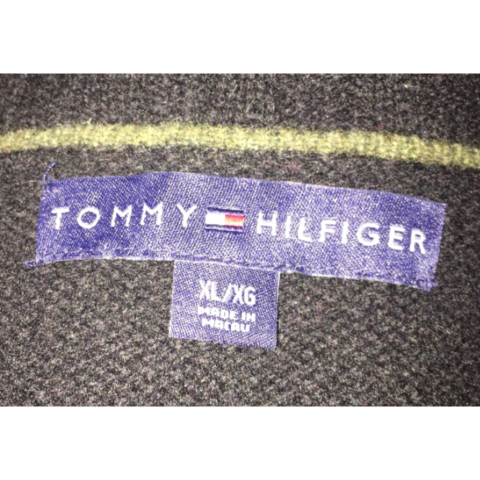 Tommy Hilfiger Tommy Hilfiger Jacket Mens XL Black 100% Lambswool 1/2 Zip Size US XL / EU 56 / 4 - 5 Thumbnail