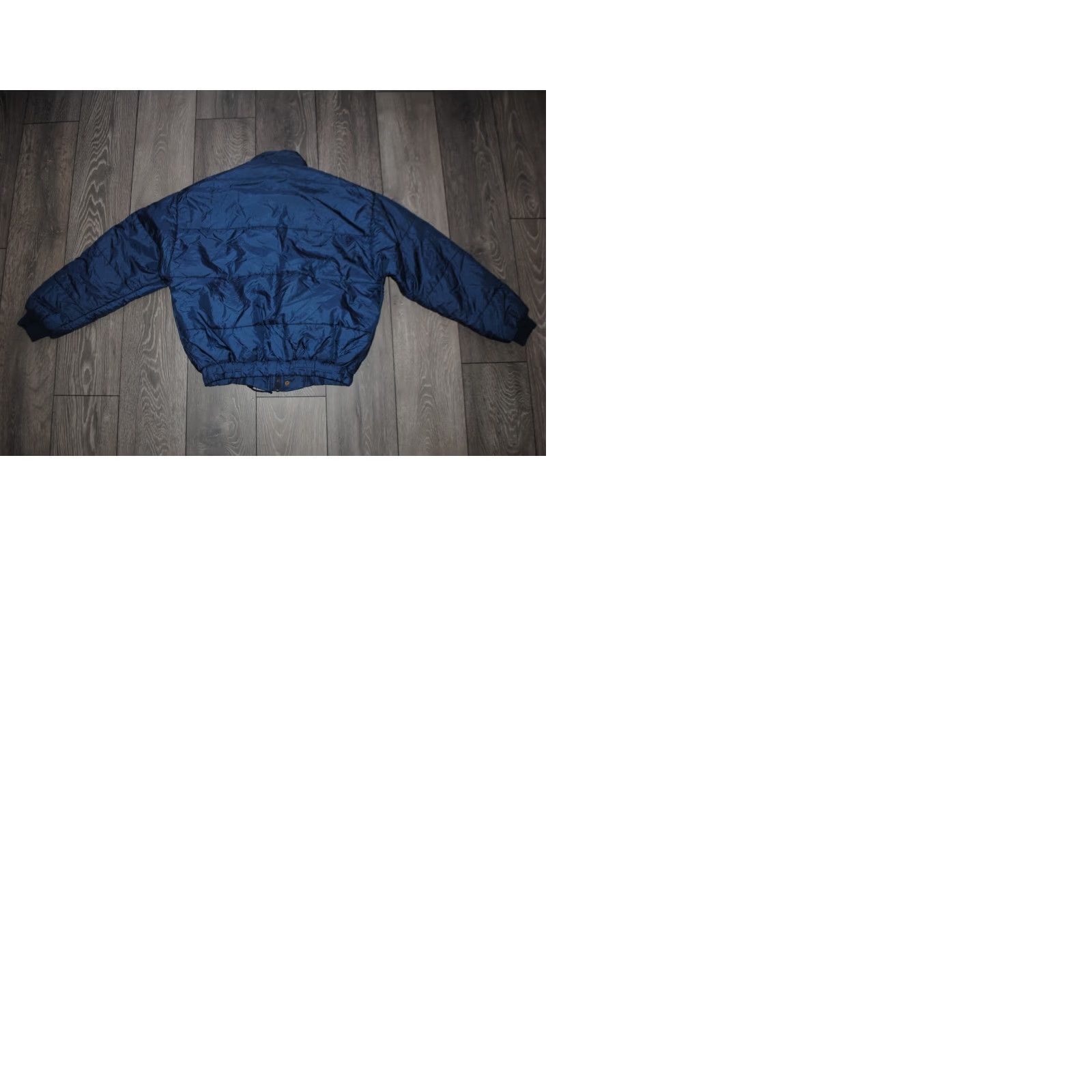 Ford FORD Jacket Bomber Nylon Zip Blue Men’s M Vintage 70's 80's Retro 80s Flap Buttoms? Size US M / EU 48-50 / 2 - 9 Thumbnail