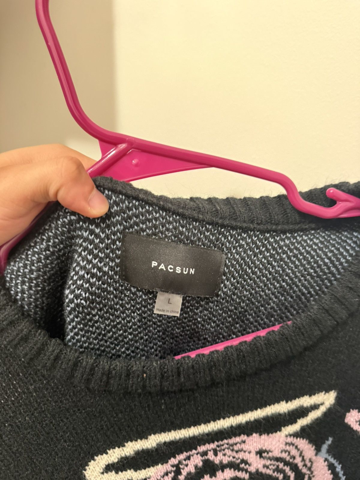 Pacsun Black Pacsun Sweater Size US L / EU 52-54 / 3 - 3 Thumbnail