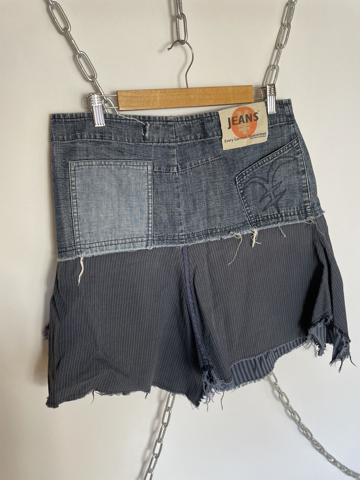 Michiko Koshino Y2K Michiko Koshino Asymmetrical Denim Skirt L Size Size 32" / US 10 / IT 46 - 3 Thumbnail