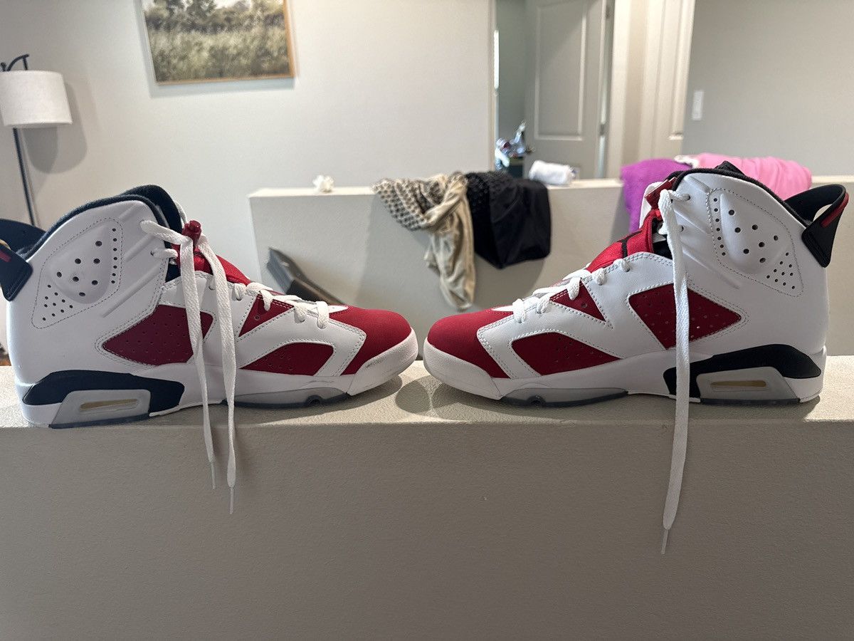 Jordan Brand Nike Air Jordan 6 Carmine size 10 Size US 10 / EU 43 - 6 Thumbnail