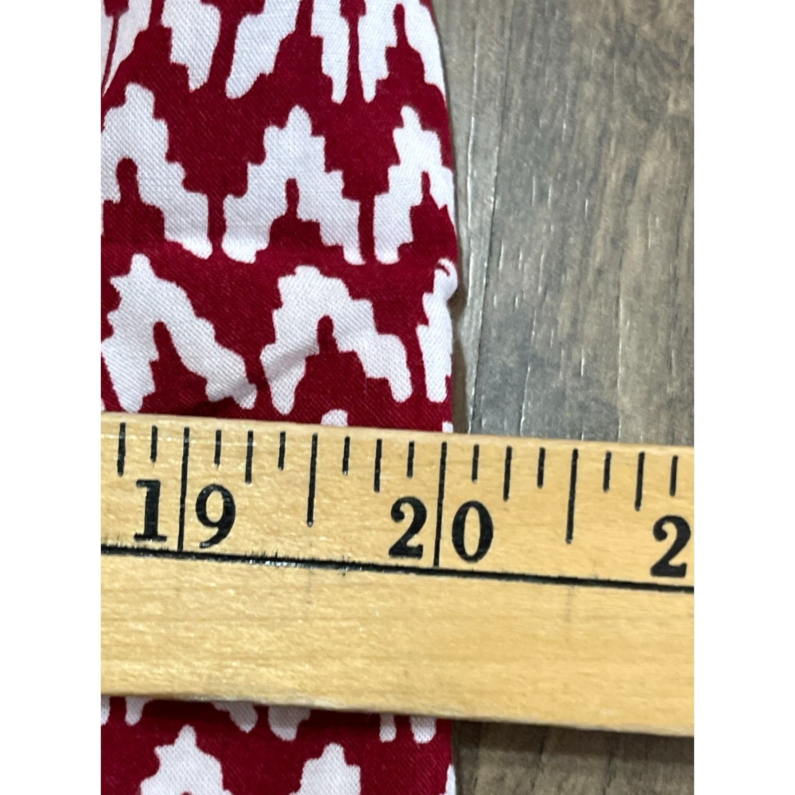Vintage JACHS Shirt Women's Large Red White Button Up Sleeveless Geometric Pattern Vintage No Size L / US 10 / IT 46 - 4 Thumbnail