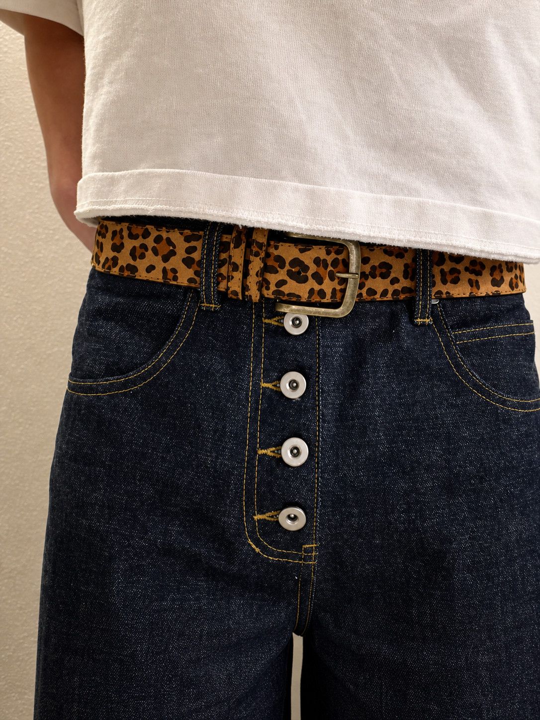Other Cheetah Print Western Belt Y2K Size ONE SIZE - 3 Thumbnail