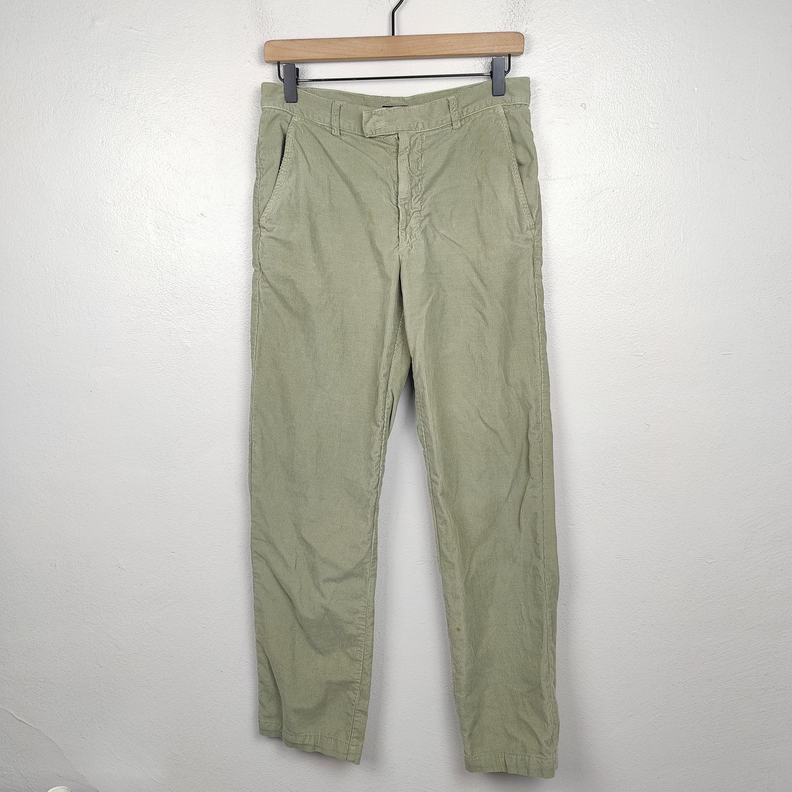 120% Lino 120% Lino Corduroy Pants Mens 44 US 28 Tan Straight Leg Size US 28 / EU 44 - 1 Thumbnail