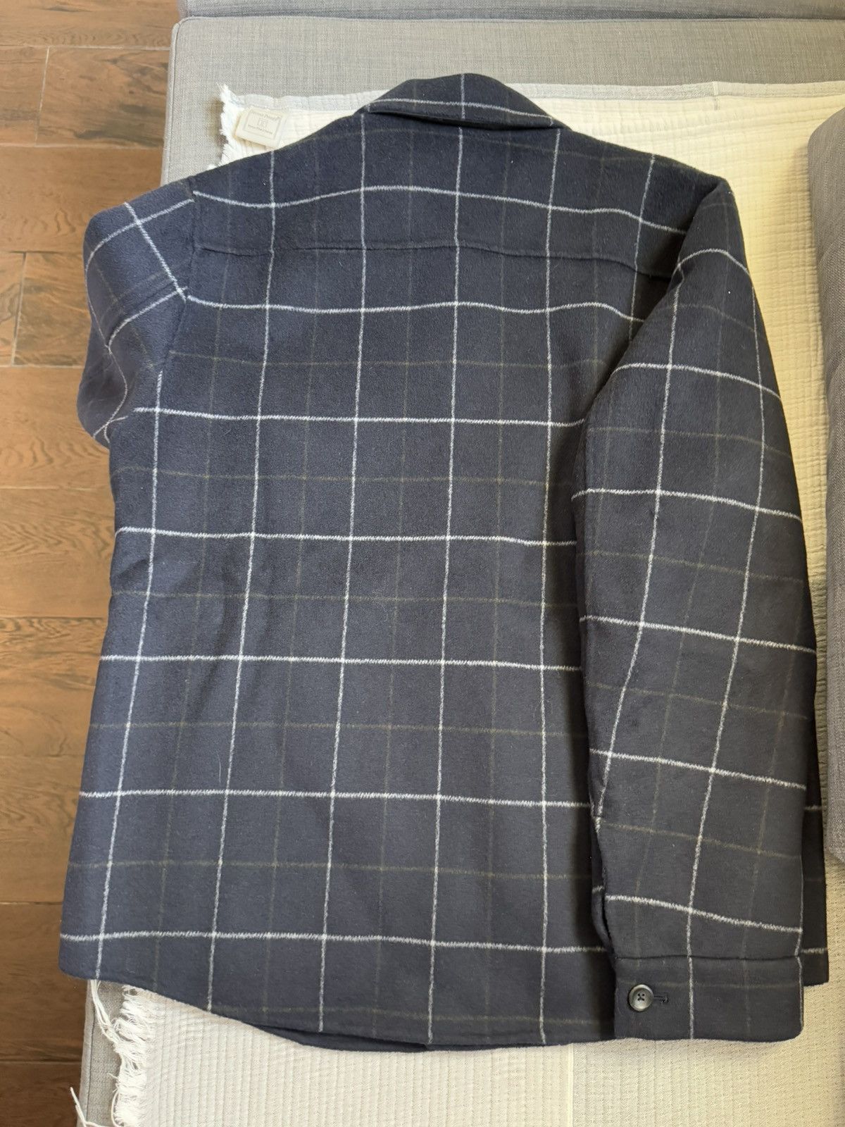 Vince Vince Navy Short Jacket Wool Size US M / EU 48-50 / 2 - 4 Thumbnail
