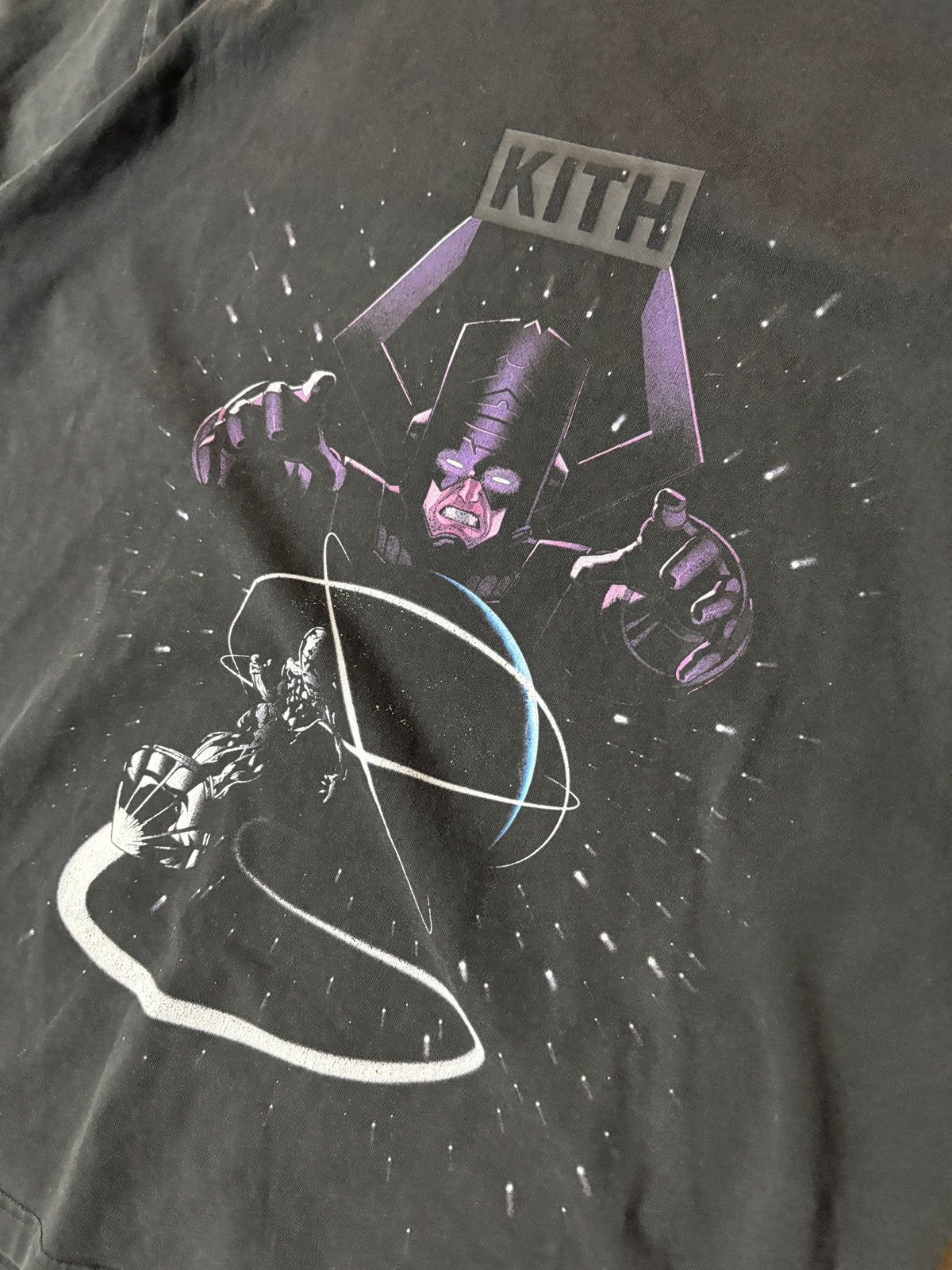 Kith Kith X Marvel World Destroyer Vintage Tee T-shirt Black Size US M / EU 48-50 / 2 - 2 Thumbnail