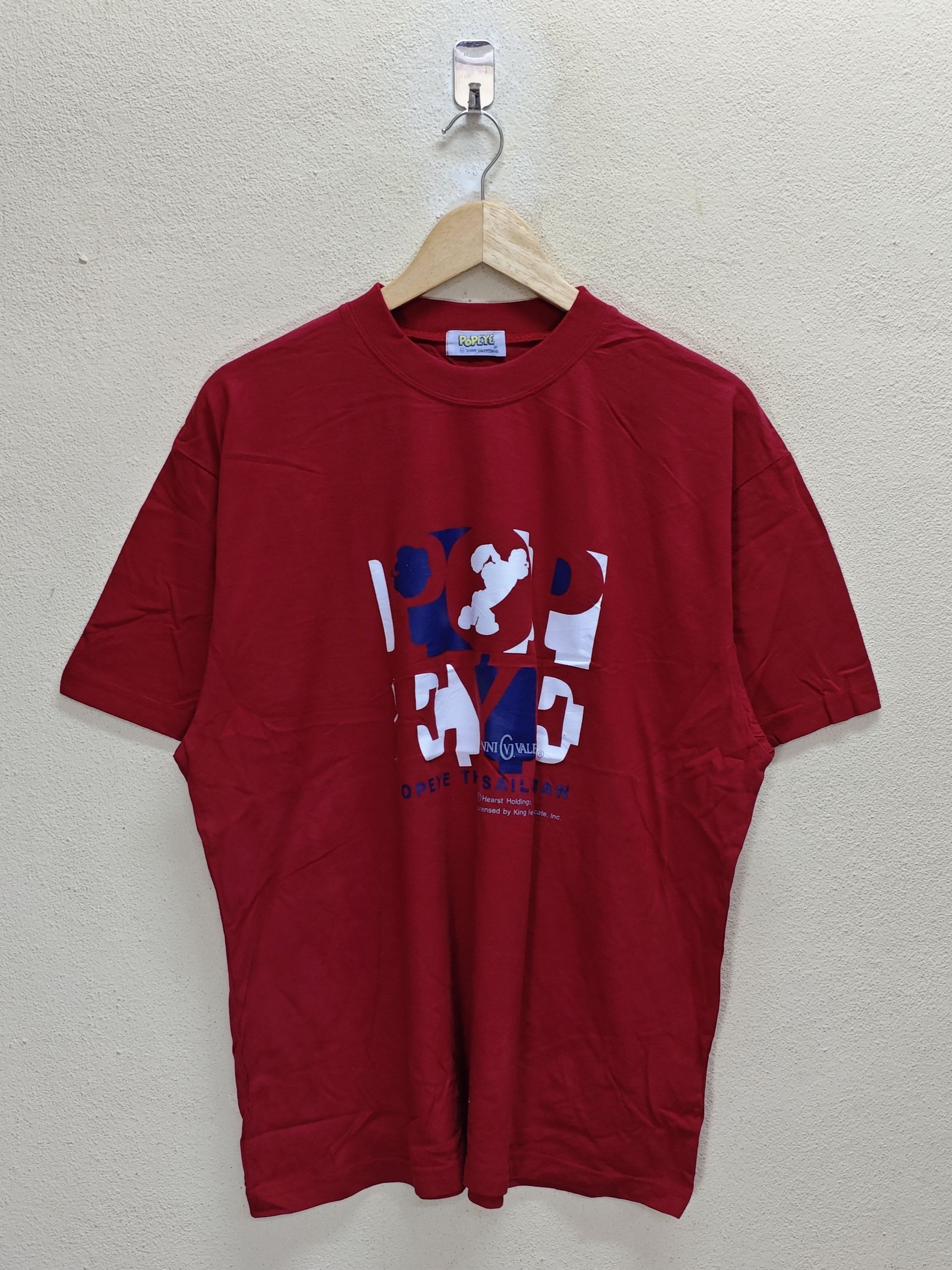 Gianni Valentino GIANNI VALENTINO X POPEYE Red Tee Size US L / EU 52-54 / 3 - 1 Thumbnail