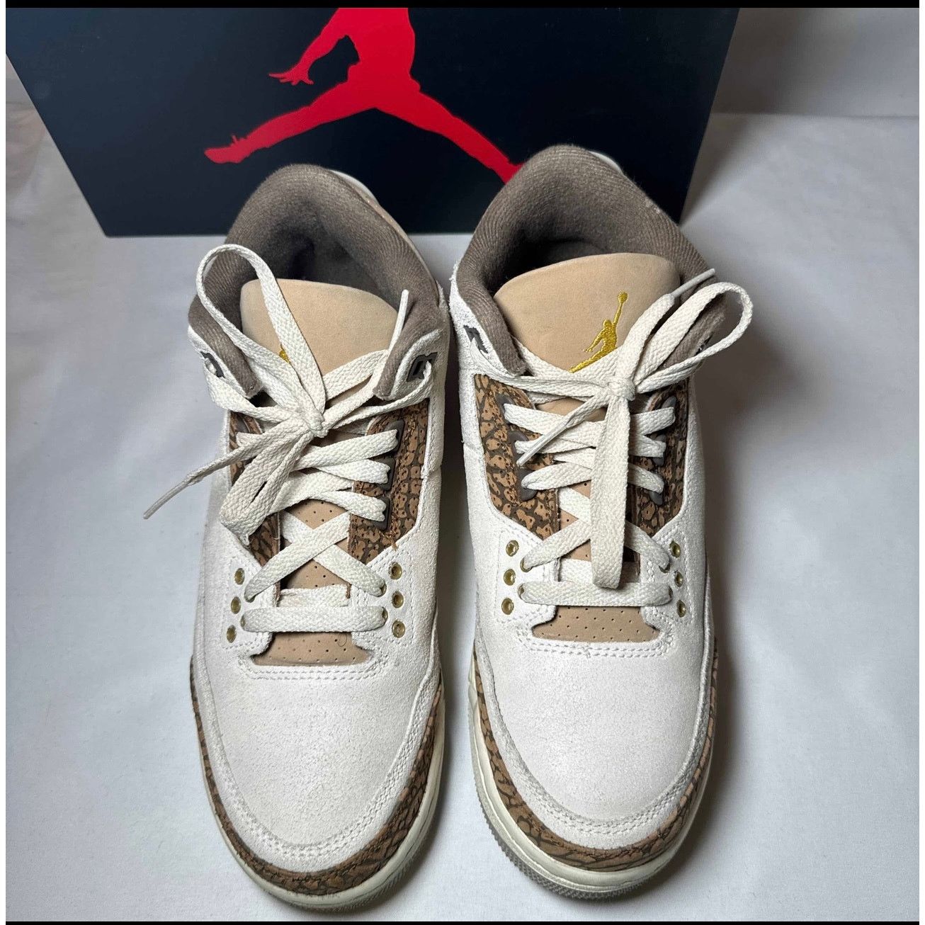 Jordan Brand × Nike Size 6.5 - Nike Air Jordan 3 Retro GS Palomino Men's Shoes Size US 6.5 / EU 39-40 - 4 Thumbnail