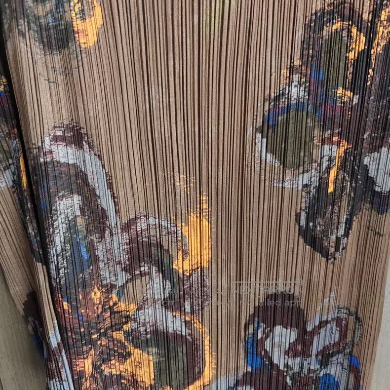 Issey Miyake Issey Miyake Brown Oil Painting Floral Top Size XL / US 12-14 / IT 48-50 - 2 Thumbnail