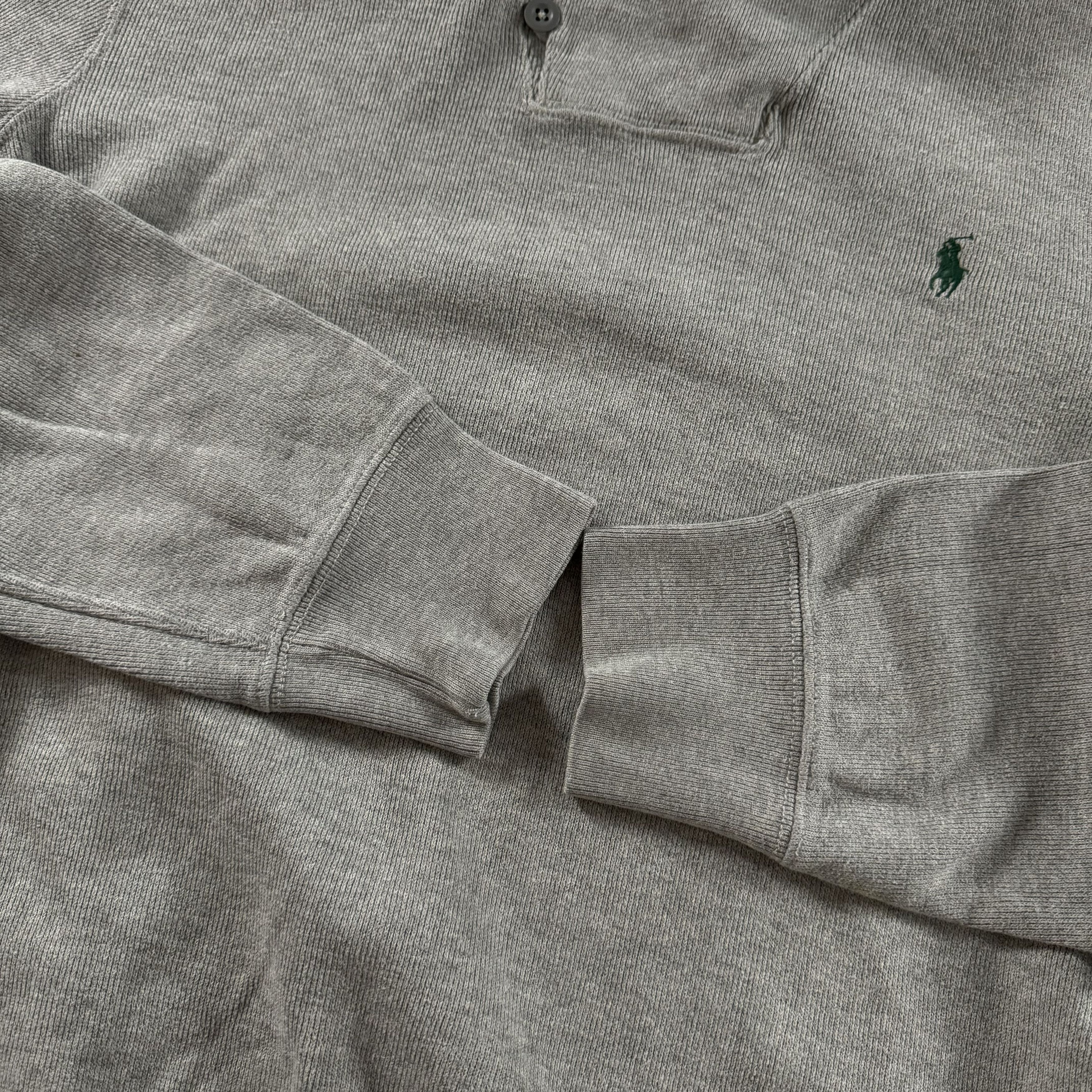 Polo Ralph Lauren × Ralph Lauren × Vintage VINTAGE POLO RALPH LAUREN GOLF SWEATSHIRT BUTTON GREEN RIDER Size US L / EU 52-54 / 3 - 6 Thumbnail