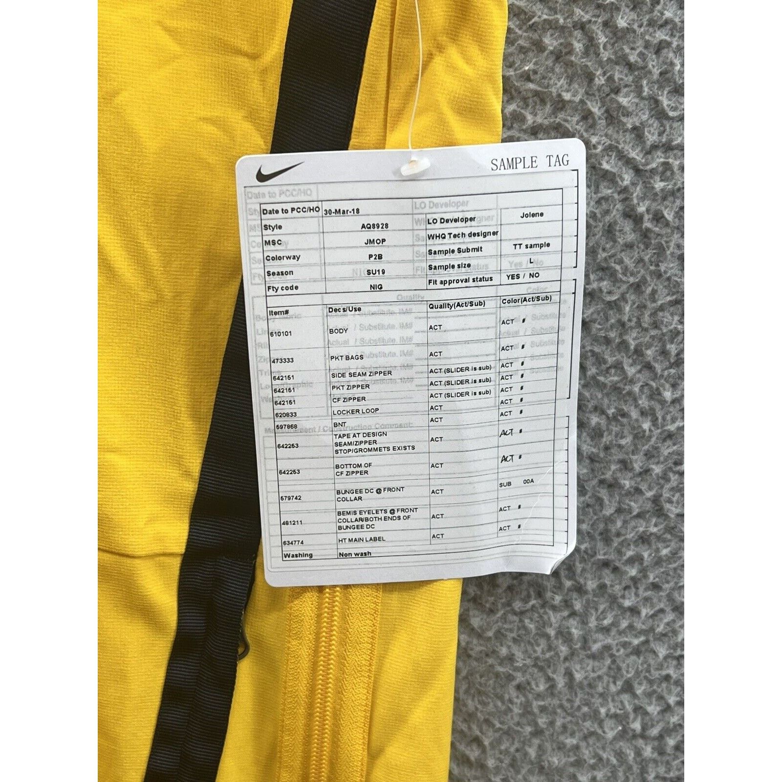 Jordan Brand Jordan Michigan Wolverines Team Issued Vest AQ8929-P2B Size US L / EU 52-54 / 3 - 4 Thumbnail
