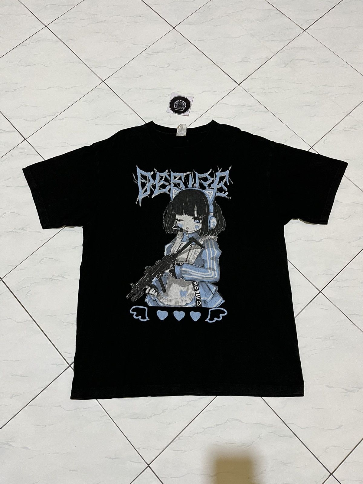 Anime Desire JirailKei By Gangimari Ya-San Tee Size US XL / EU 56 / 4 - 2 Thumbnail