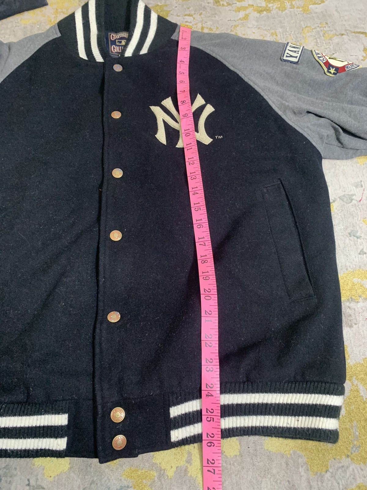 Vintage Vintage 90’s New York Yankees Varsity Jacket Size US M / EU 48-50 / 2 - 10 Thumbnail