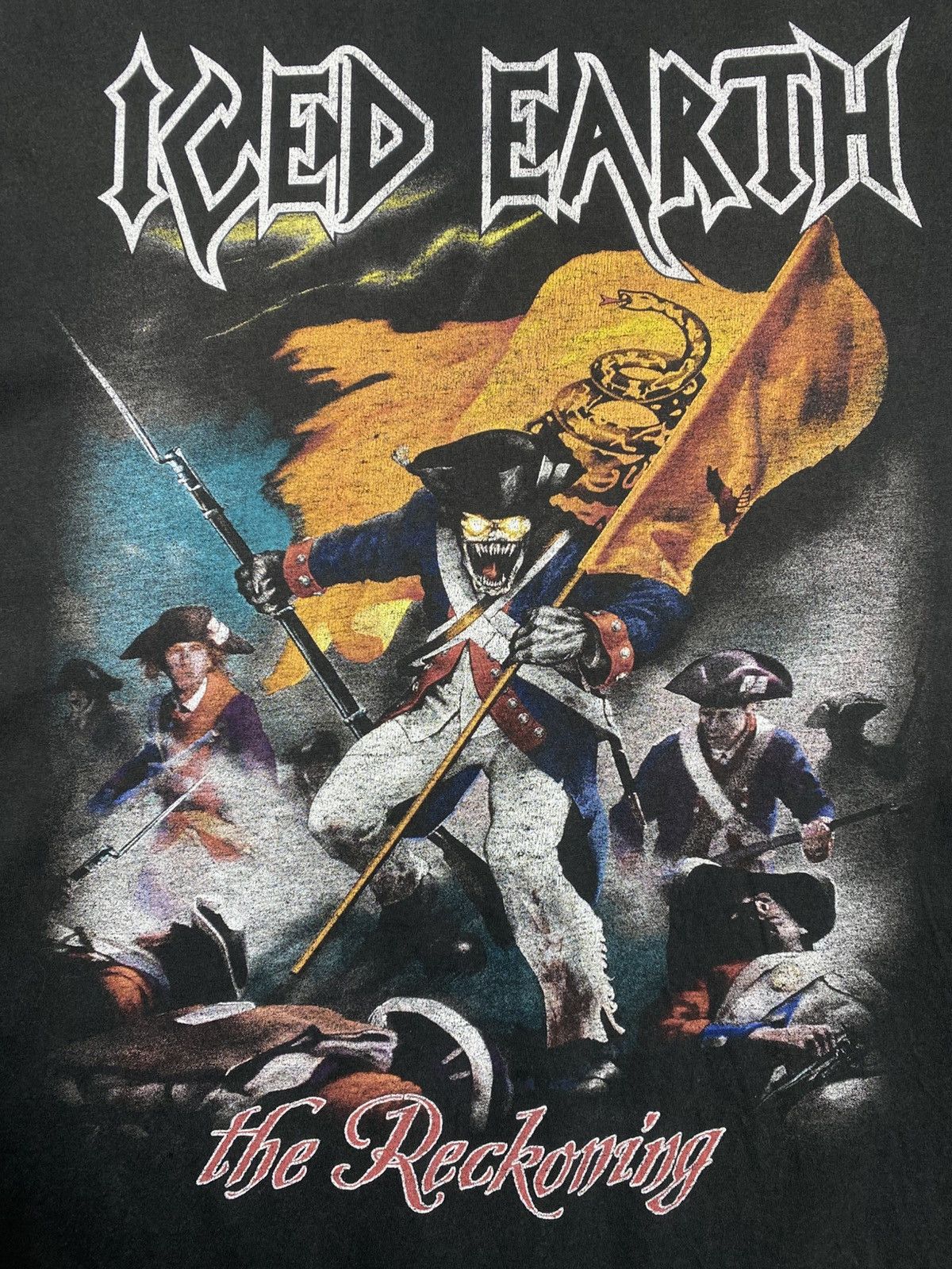 Band Tees Vintage Iced Earth The Reckoning Double Sided Metal T-Shirt Size US L / EU 52-54 / 3 - 6 Thumbnail