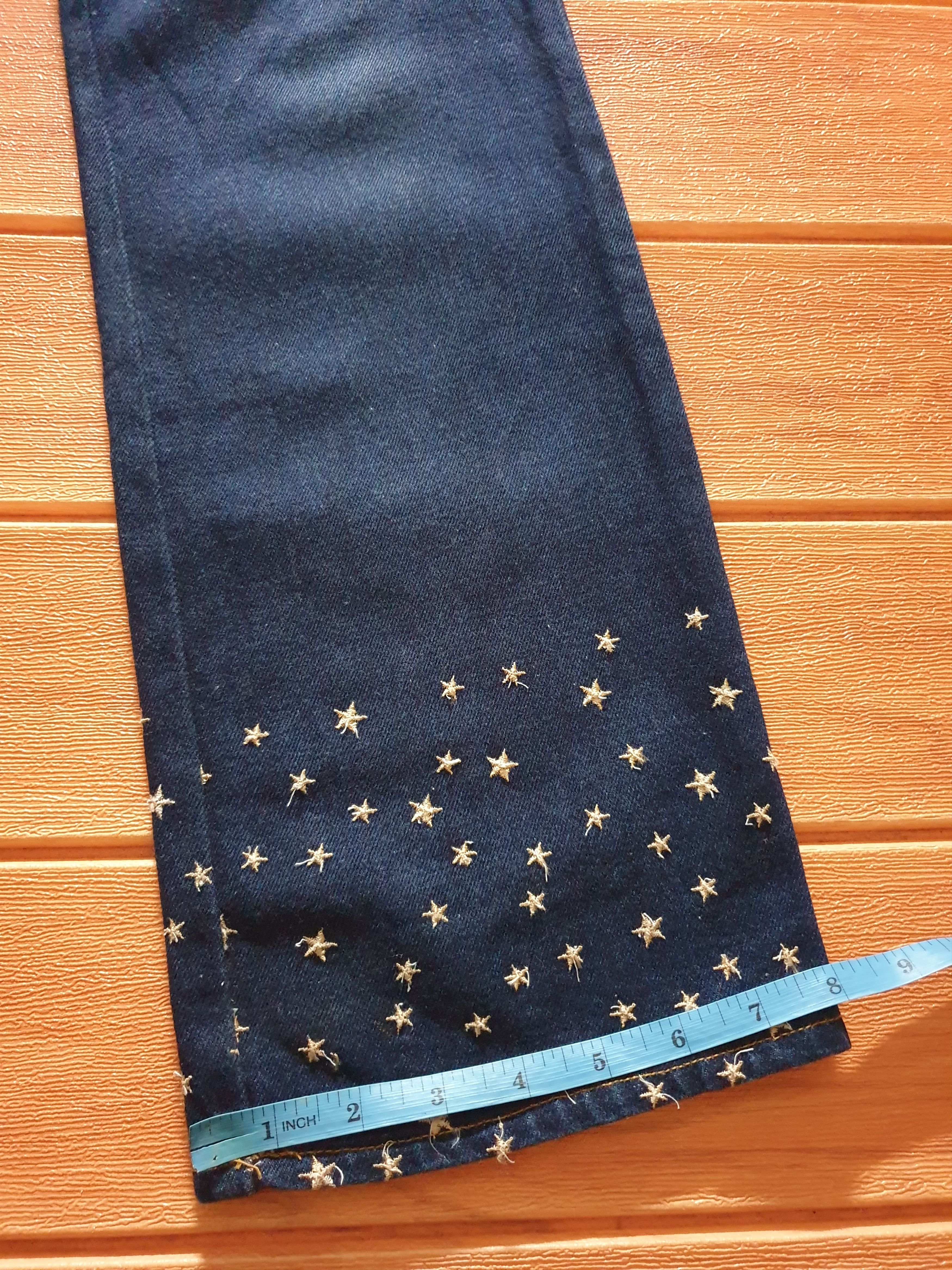 Japanese Brand Unnamed Custom sketch art boot cut pant Size US 27 - 5 Thumbnail
