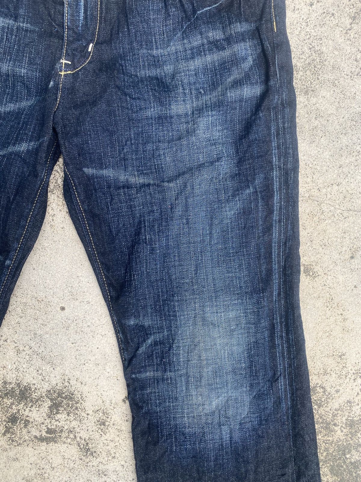 Japanese Brand × Vintage Flare Jeans Back Number Honeycomp Size US 36 / EU 52 - 10 Thumbnail