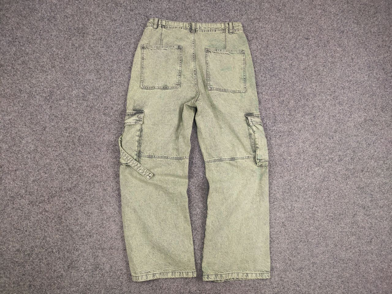 Japanese Brand VTG Wide Cargo Baggy Rick Owens Junya Watanabe Style Jeans Size US 32 / EU 48 - 9 Thumbnail