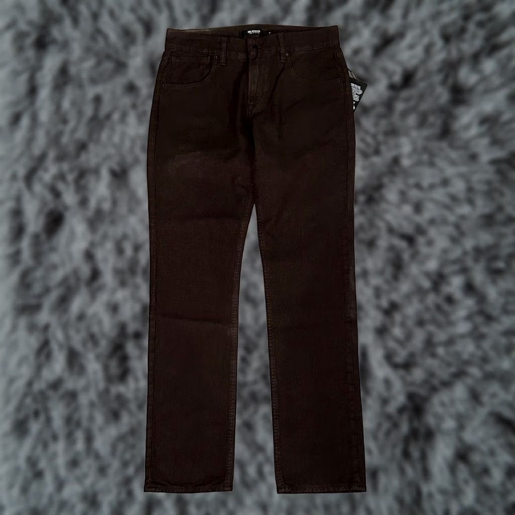 Vintage Hudson Jeans Hudson Blake Slim Straight Timber Textured Jeans 31 Brown Men Regular 31 Inseam 32 Fashion 90s MS8635 Size US 31 - 1 Thumbnail