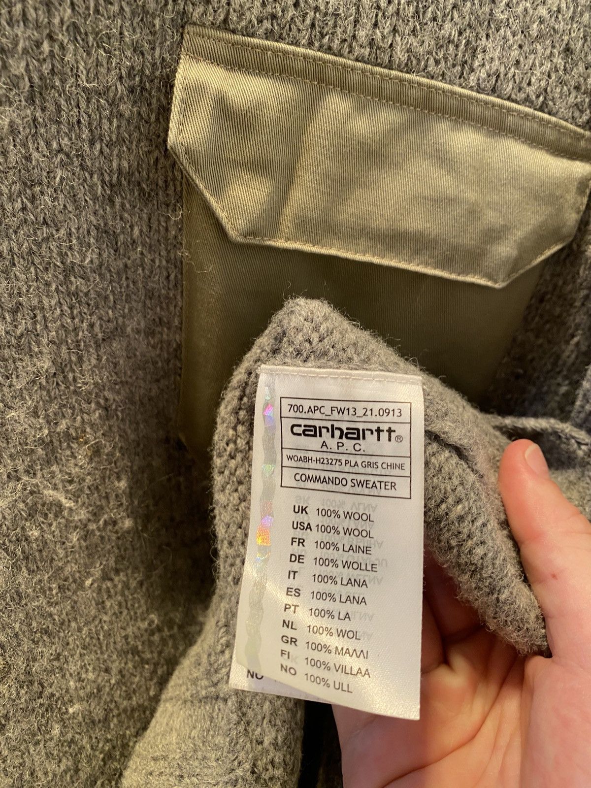 A.P.C. × Carhartt Wip A.P.C x Carhartt WIP Commando Jacket Size US M / EU 48-50 / 2 - 4 Thumbnail