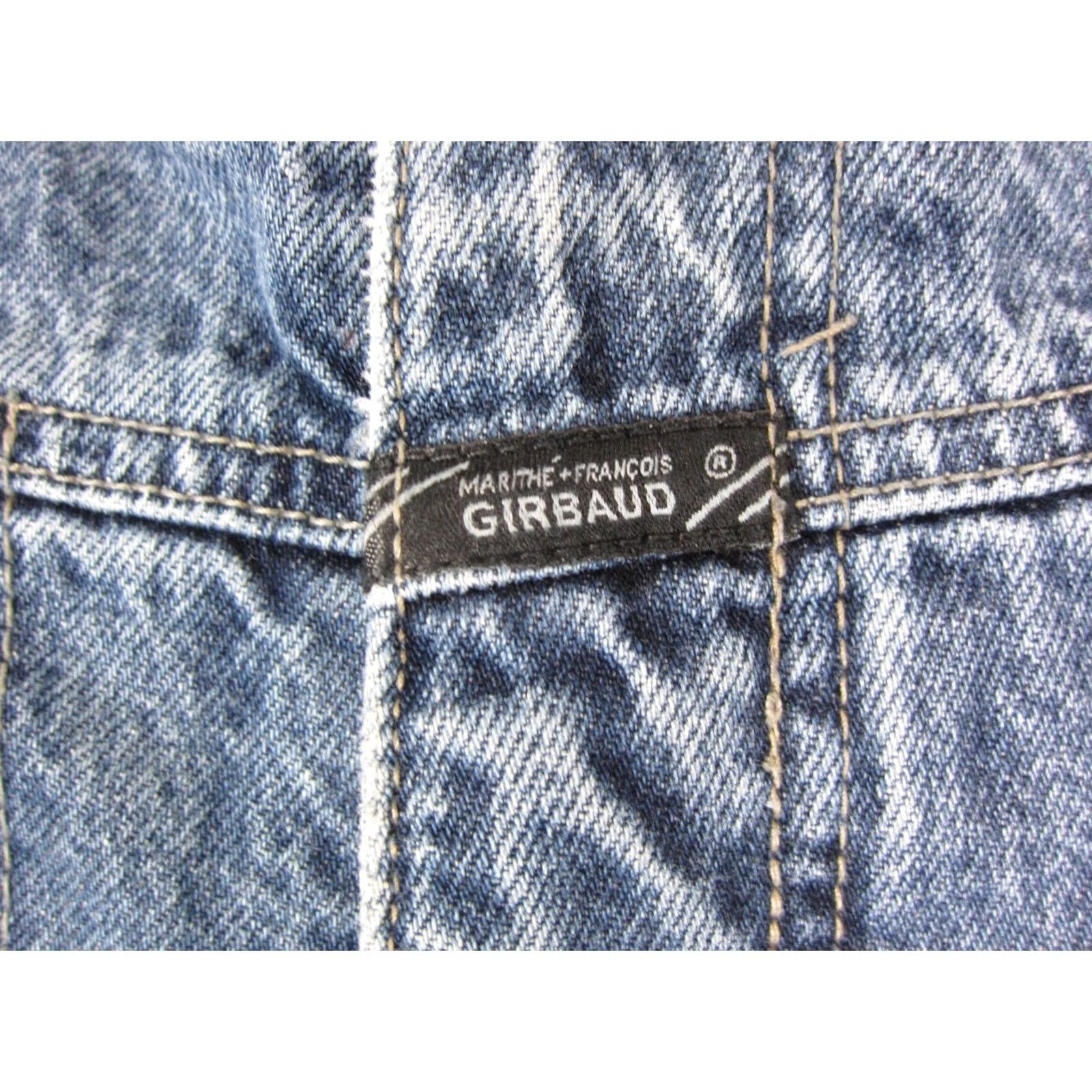 Denime VINTAGE Girbaud Shorts Mens 42 Blue Marithe Francois Denim Baggy Jorts Loose 90s Y2K Size US 42 / EU 58 - 4 Thumbnail