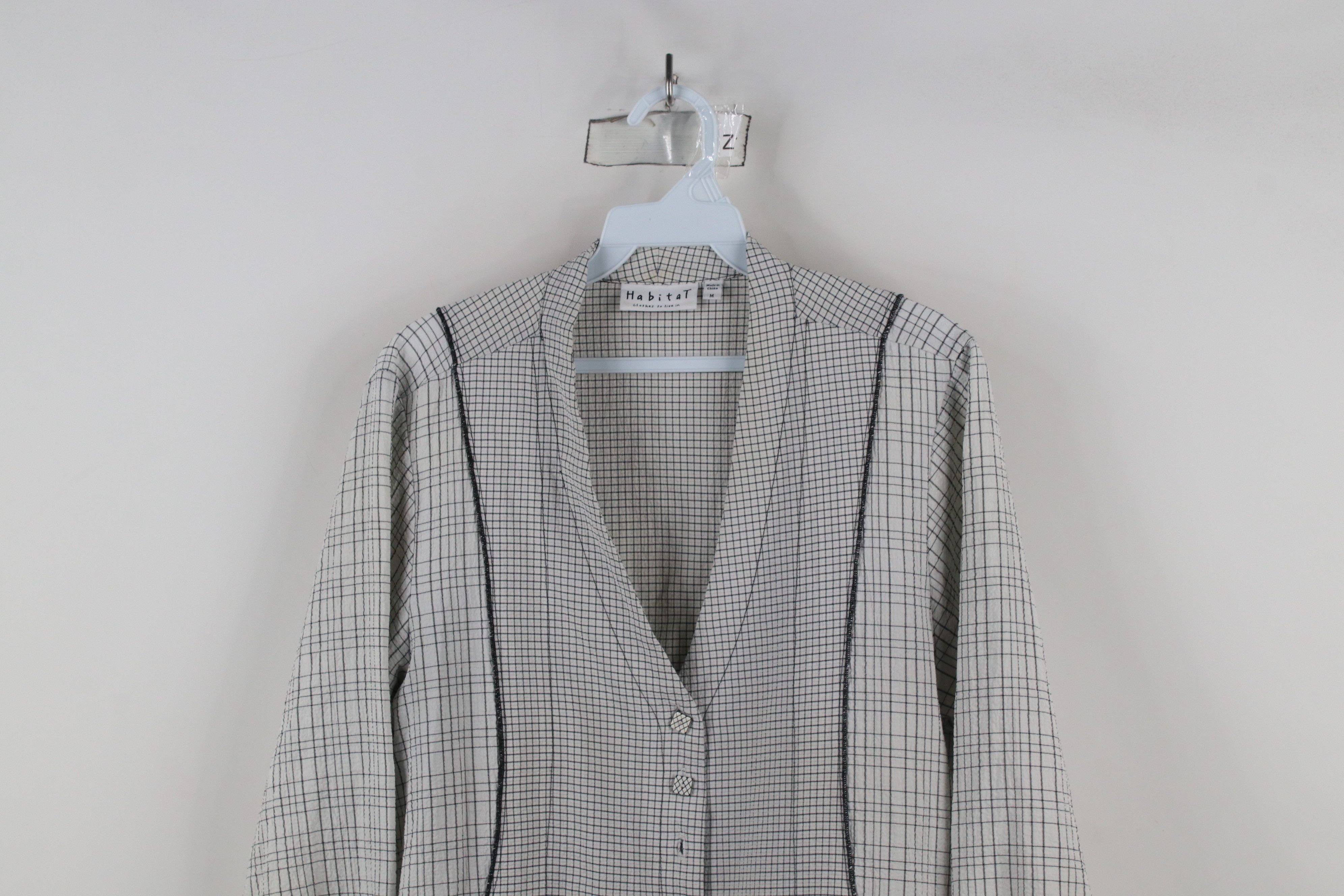 Vintage Vintage Habitat Lagenlook Distressed Knit Button Shirt Size M / US 6-8 / IT 42-44 - 2 Thumbnail