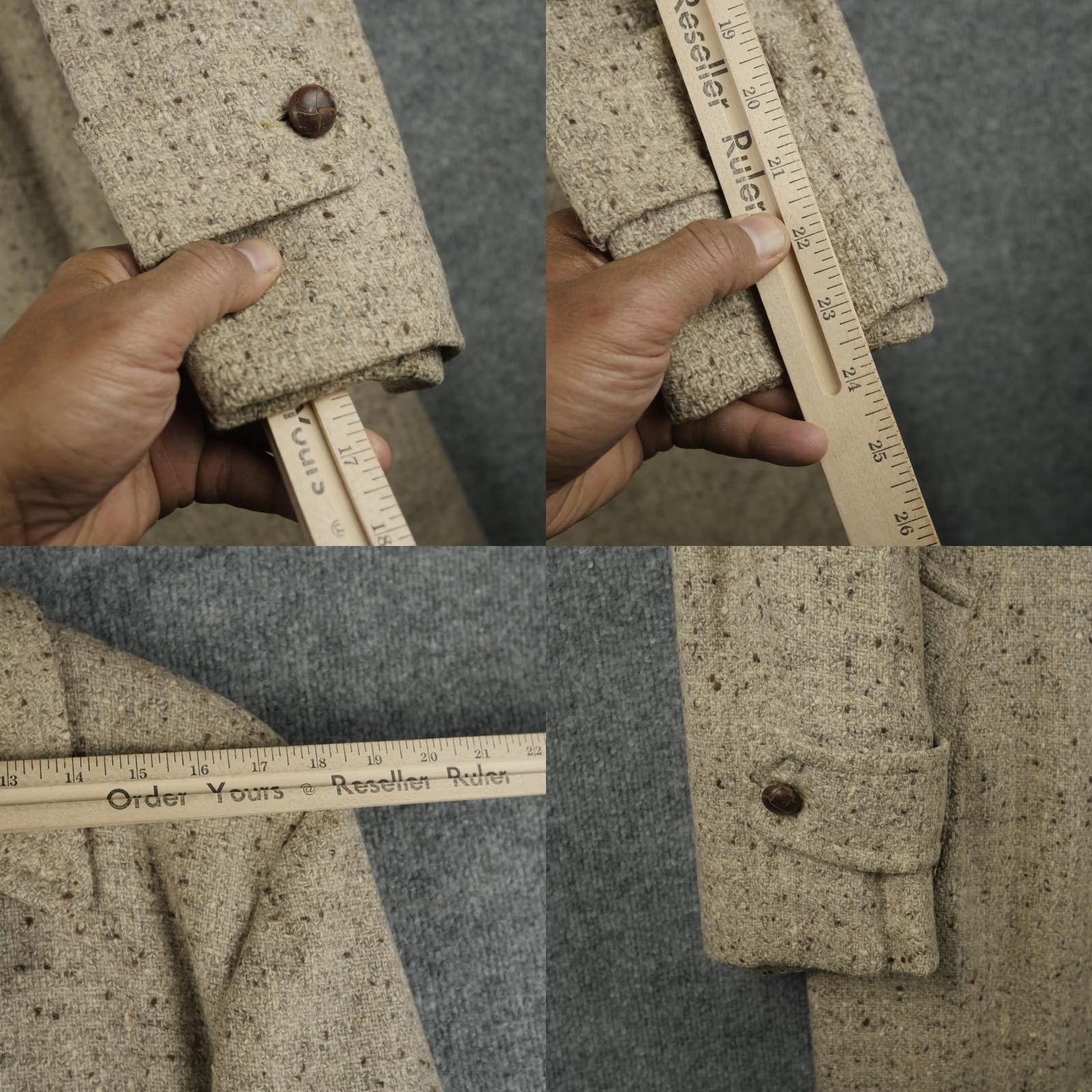 Vintage VINTAGE Marshall Field & Company Coat Mens 40 Wool Tweed Overcoat Cravenette Size US XXS / EU 40 - 9 Thumbnail