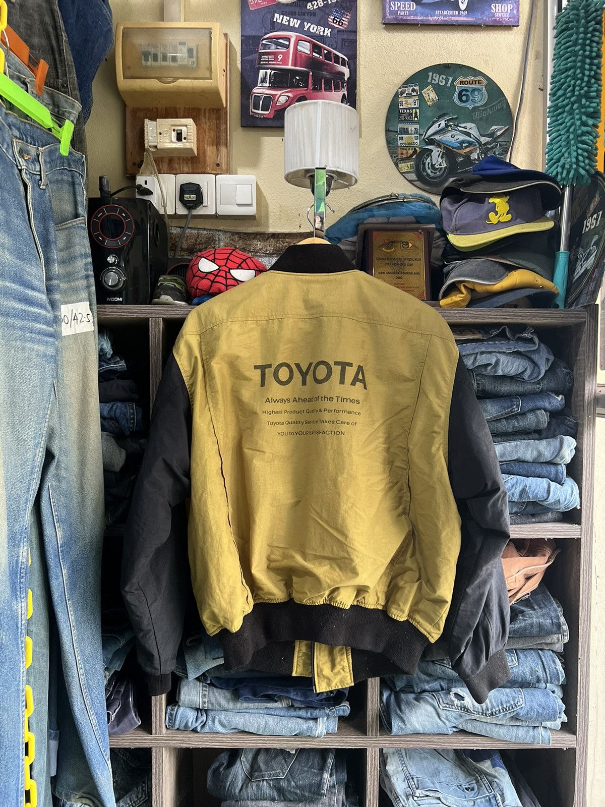Japanese Brand 🔥Vintage Toyota Zipper Jacket Size US L / EU 52-54 / 3 - 3 Thumbnail