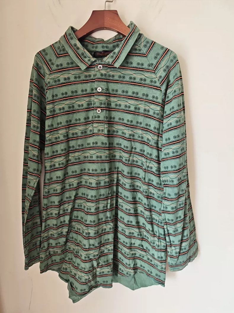 Undercover UNDERCOVER 05ss tooth eyeball polo long sleeve 2506-Nextarr Size US L / EU 52-54 / 3 - 1 Thumbnail