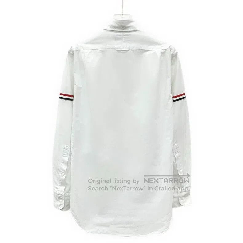 Thom Browne Thom Browne White double-breasted cotton shirt Size US M / EU 48-50 / 2 - 2 Thumbnail