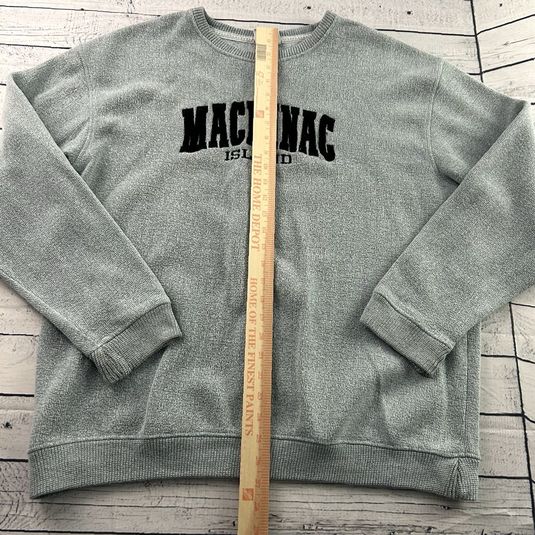 CO Pacific Mackinic Island Sweatshirt Women's Large Gray Shirt Size L / US 10 / IT 46 - 3 Thumbnail