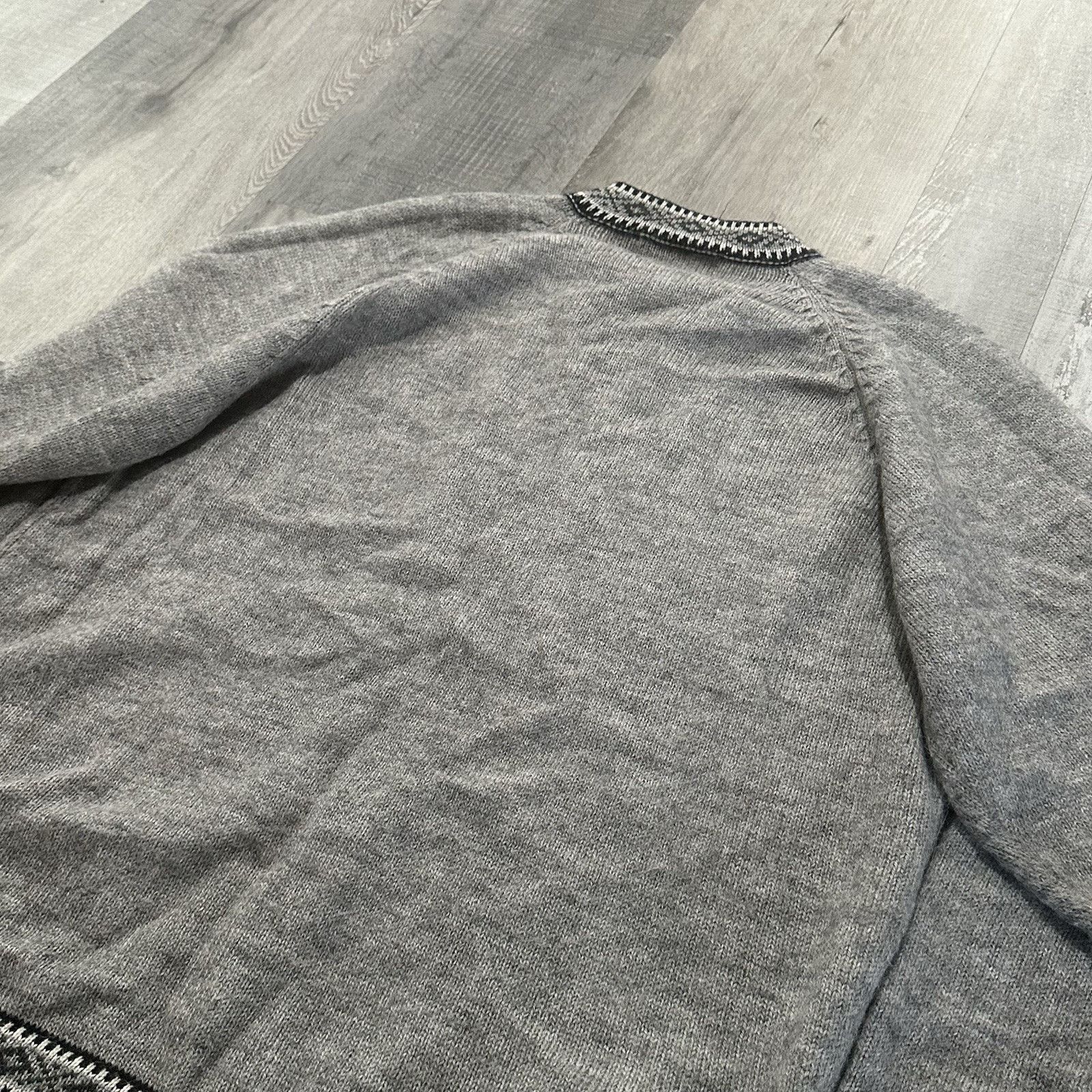 Vintage Vintage 100% Alpaca Wool Made In Peru Crewneck Sweater XL Size US XL / EU 56 / 4 - 6 Thumbnail