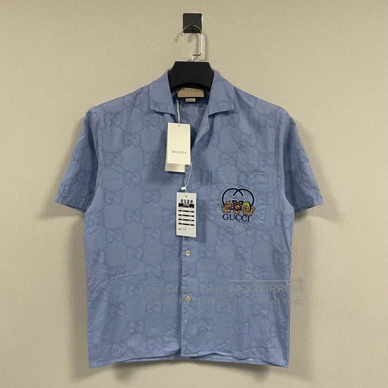 Gucci Gucci Full-printed short-sleeved shirt Size US S / EU 44-46 / 1 - 1 Thumbnail