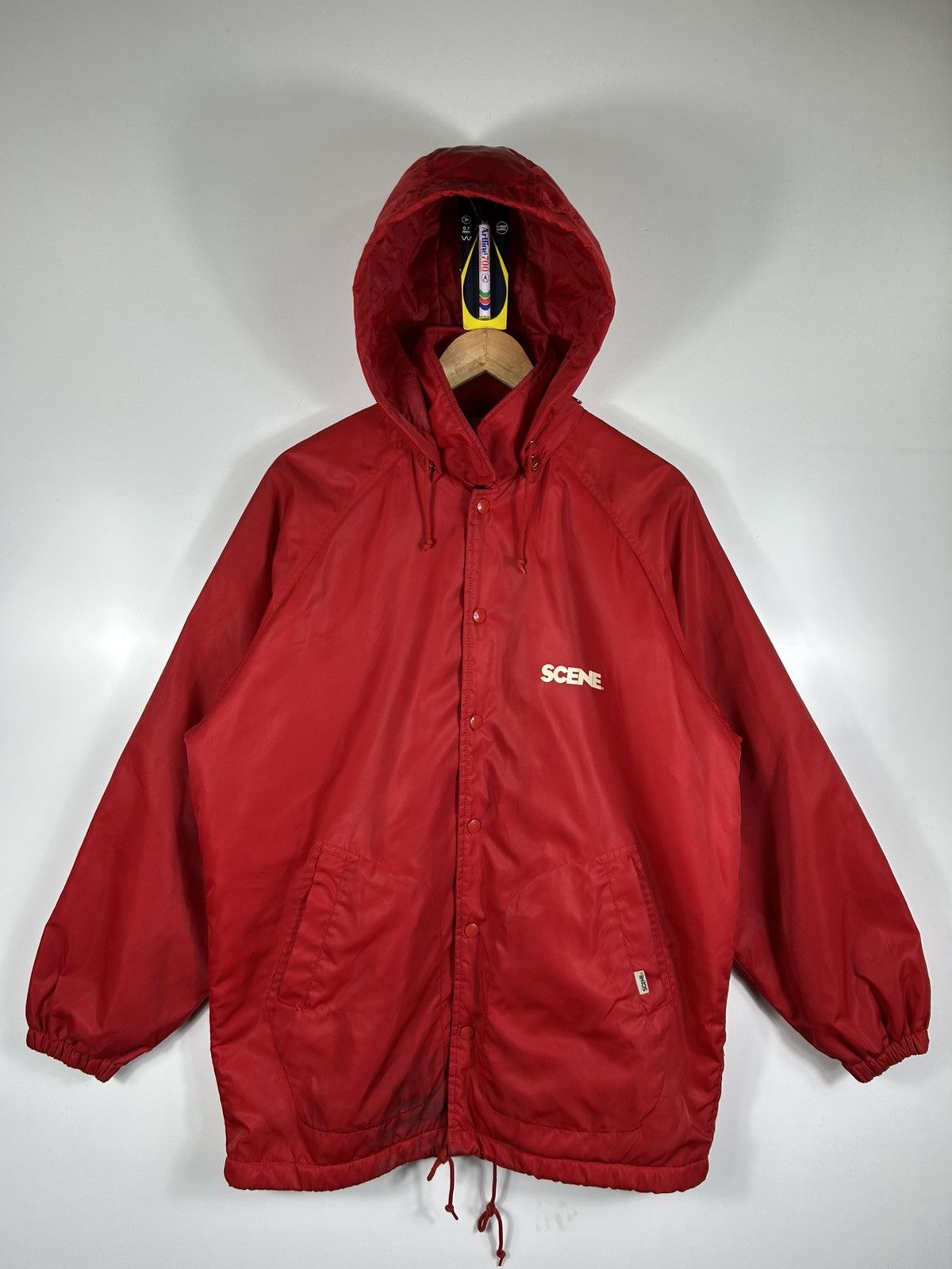 Vintage ⚡️Vintage America Hauian Scene Hooded Coach Jacket Size US M / EU 48-50 / 2 - 1 Thumbnail