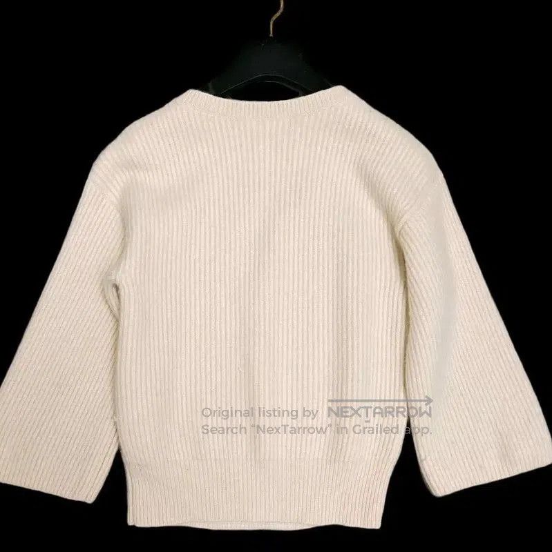 Chanel Chanel Cream Cashmere Long Sleeve Sweater . Size M / US 6-8 / IT 42-44 - 2 Thumbnail