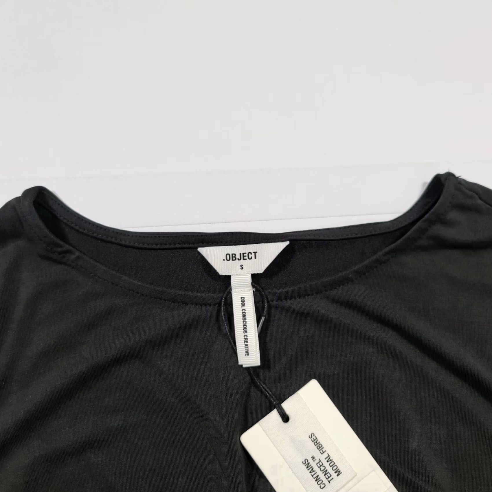 Vintage OBJECT Womens Dress Midi Black Sleeveless Stretch Round Neck Pullover Casual Party/Cocktail Travel Wedding S Regular Women Dresses Size S / US 4 / IT 40 - 3 Thumbnail