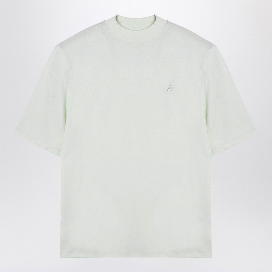 The Attico o1d2blof1024 Crew-Neck T-Shirt With Logo In White Size S / US 4 / IT 40 - 1 Thumbnail