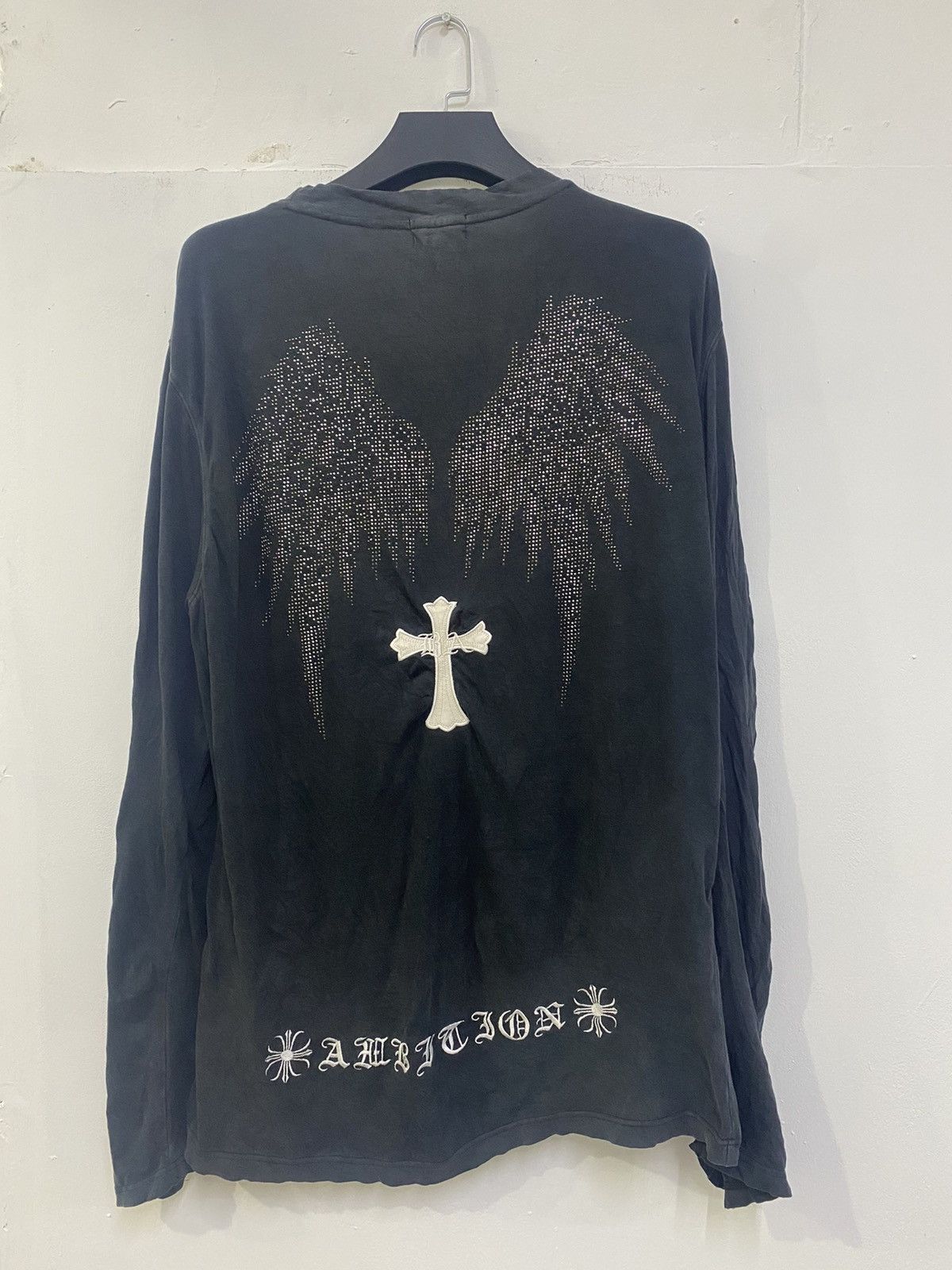 Japanese Brand 💥RARE💥AFFLICTION BE AMBITIONS CROSS WINGS EMBROID DESIGN ...