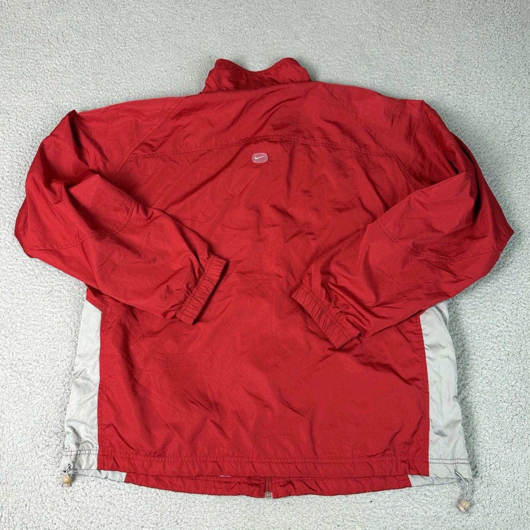 Nike VINTAGE Nike Jacket Mens 2XL Red Windbreaker Zip Swoosh Casual Activewear 90s Theme Outdoors Sports Winter Spring Summer Fall Size US XXL / EU 58 / 5 - 7 Thumbnail