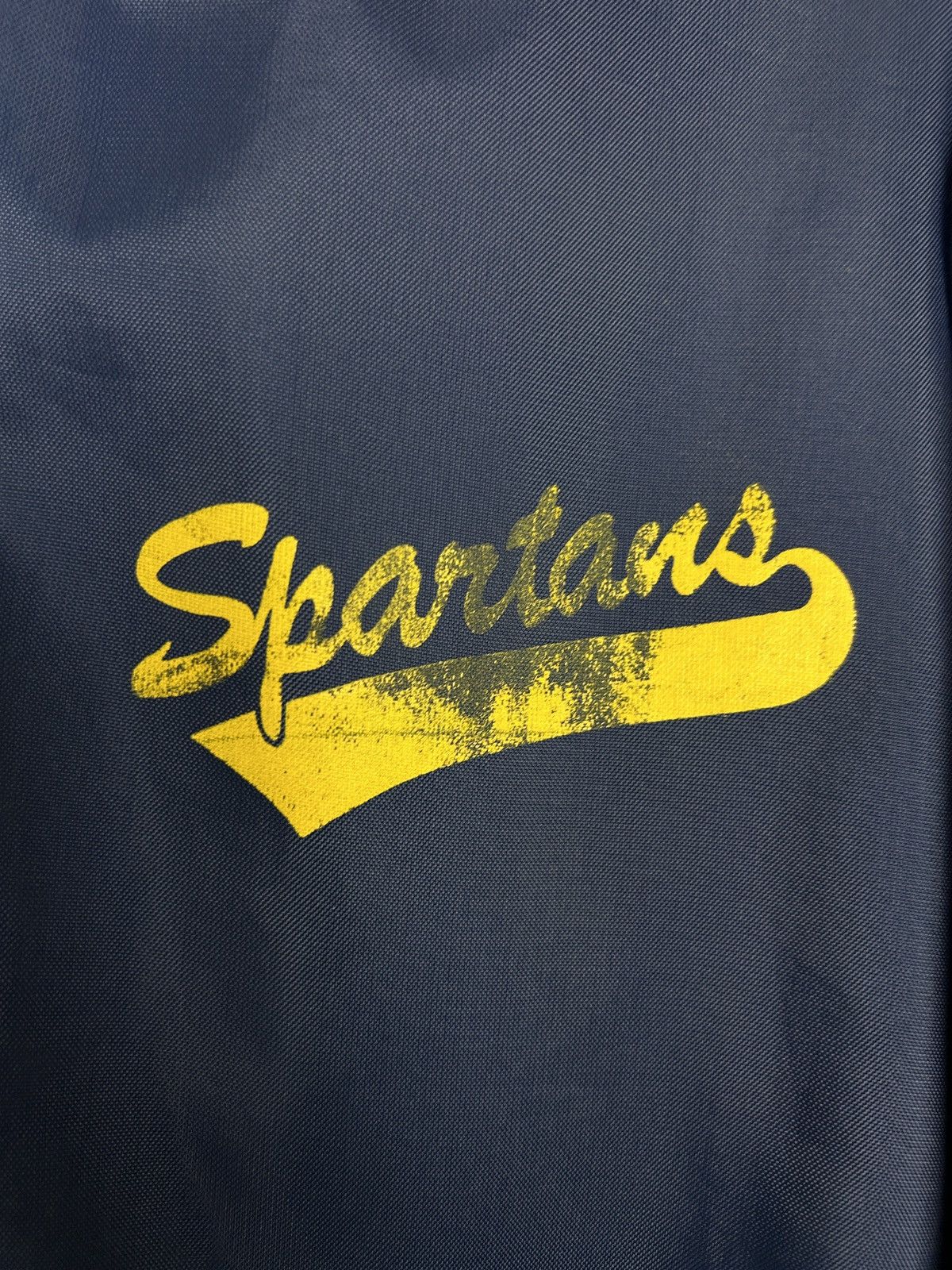 Holloway 80s Vintage Michigan State Spartans Holloway Bomber Jacket Size US L / EU 52-54 / 3 - 3 Thumbnail
