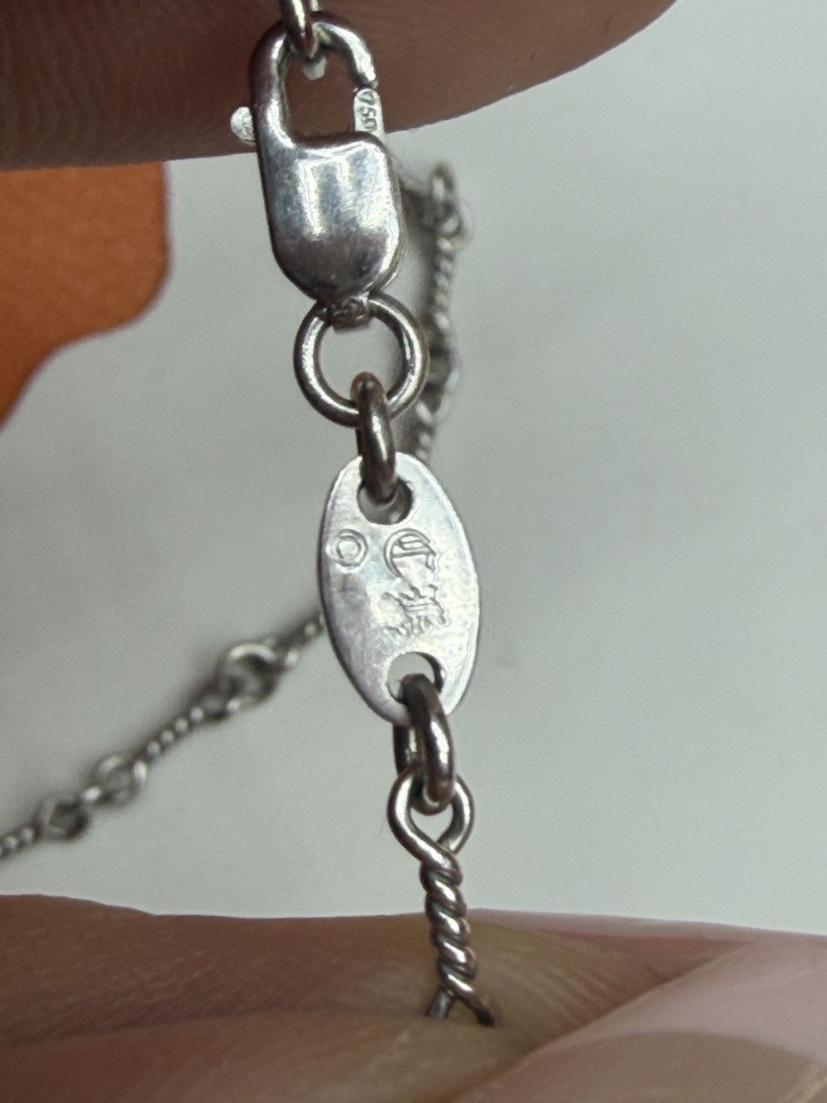 Chrome Hearts Chrome Hearts 18K White Gold Twist Chain Necklace Size ONE SIZE - 9 Thumbnail