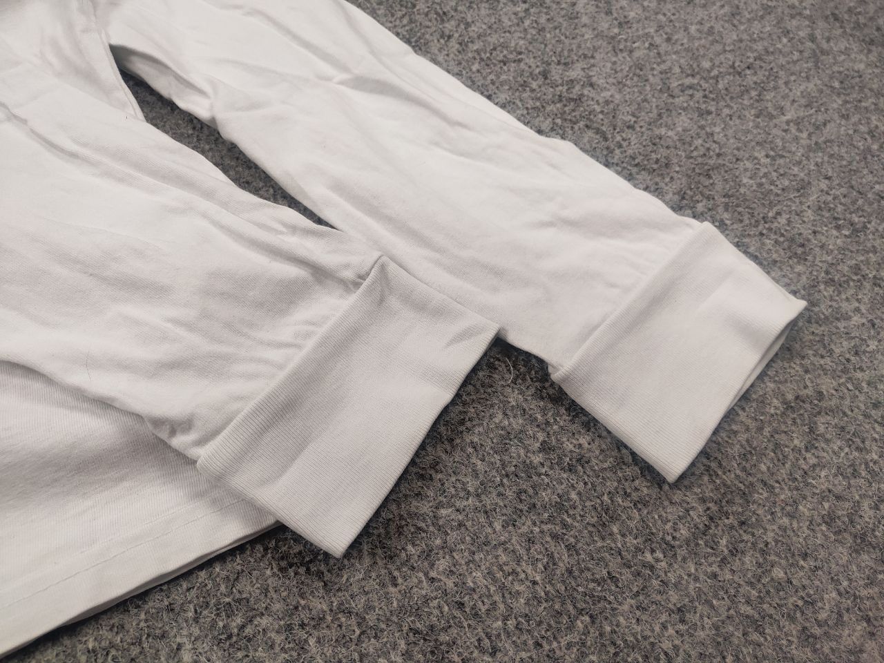 Percival Percival Design Logo White Cotton Regula Long Sleeve T Shirt Size US M / EU 48-50 / 2 - 9 Thumbnail