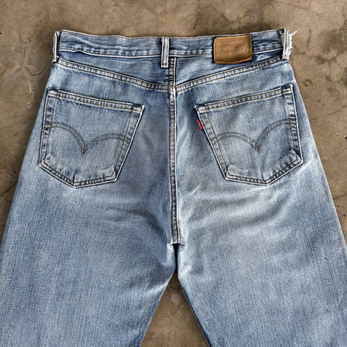 Levi's Vintage Clothing W32x28.5 Vintage Levi's 503 Faded Ripped Denim Jean Pants Size US 32 / EU 48 - 10 Thumbnail