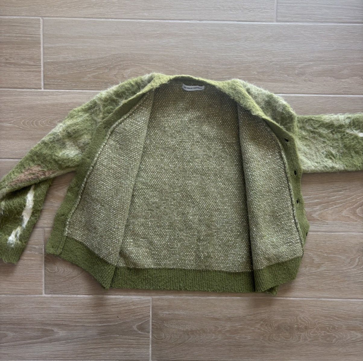 No Maintenance No Maintenance “Still” Shag Cardigan Earth Tone Size S Size US S / EU 44-46 / 1 - 5 Thumbnail